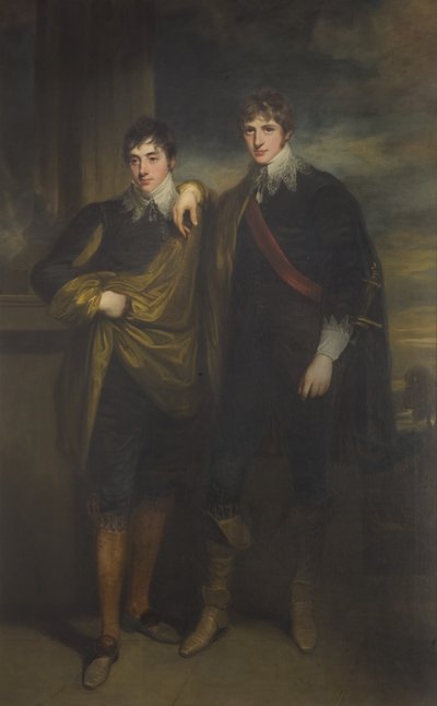 Henry Augustus Berkeley Craven y Keppel Richard Craven (óleo sobre lienzo) de John Hoppner