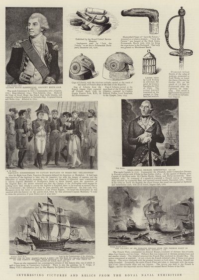 Imágenes y Reliquias Interesantes de la Exposición Naval Real de John Hoppner