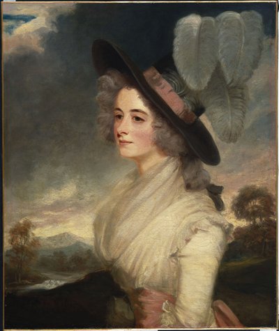 Retrato de la señorita Elizabeth Beresford, medio cuerpo de John Hoppner
