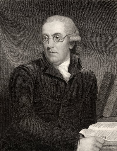 Robert Nares, grabado por Samuel Freeman (1773-1857), de 