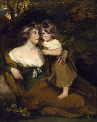 La condesa de Darnley y su hija, Lady Elizabeth Bligh, c.1795 de John Hoppner