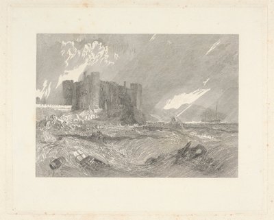 Castillo de Laugharne, Caermarthenshire de John Horsburgh