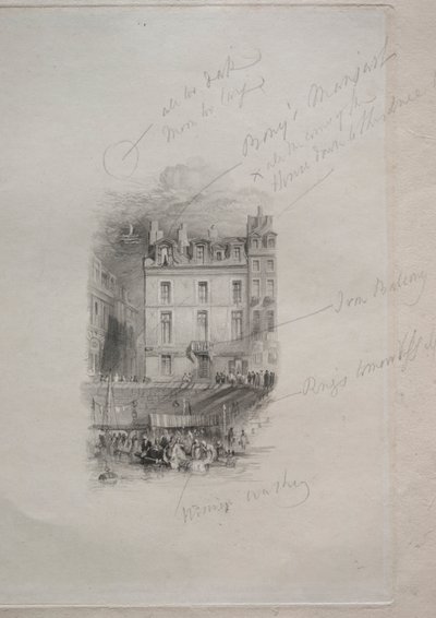 Alojamiento de Napoleón, Quai Conti de John Horsburgh