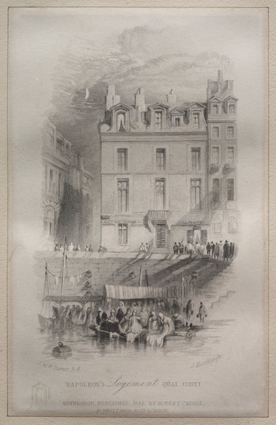 Alojamiento de Napoleón, Quai Conti de John Horsburgh