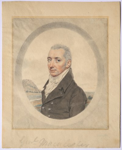 Retrato del General Keith MacAlister, c. 1800-1810 de John I. smart