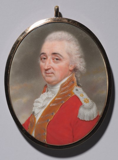 Retrato del Teniente General Daniel Burr, 1799 de John I. smart