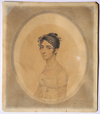 Portrait of Miss Mary Tadman de John I Smart