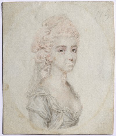 Retrato de una mujer, c. 1776 de John I. smart