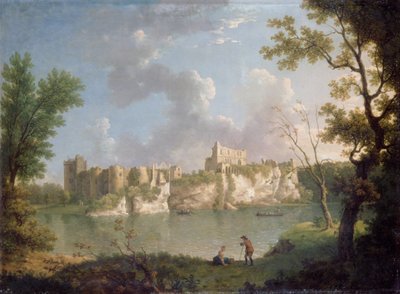 Castillo de Chepstow (óleo sobre lienzo) de John Inigo Richards