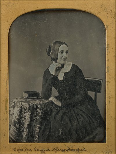 Retrato de Caroline Emilia Mary Herschel de John Jabez Edwin Mayall