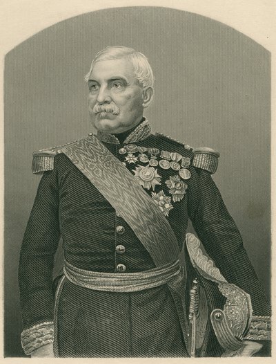 Amable Jean Jacques Pelissier (1794-1864) Duque de Malakof de John Jabez Edwin Paisley Mayall