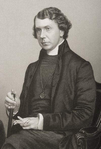 Archibald Campbell Tait (1811-82) grabado por D.J. Pound a partir de una fotografía, de 