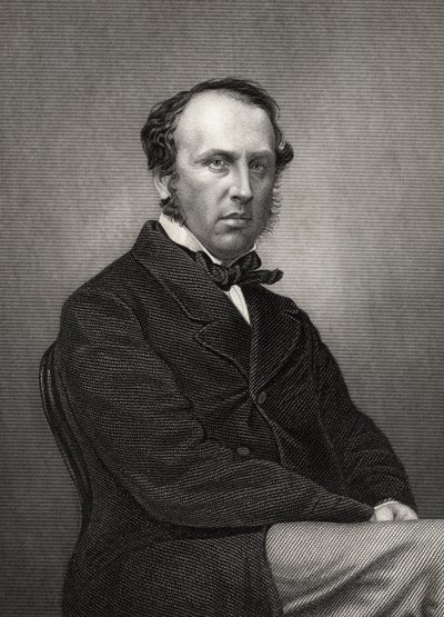 Charles John Canning, 1er Conde Canning, grabado por D.J. Pound de una fotografía, de 