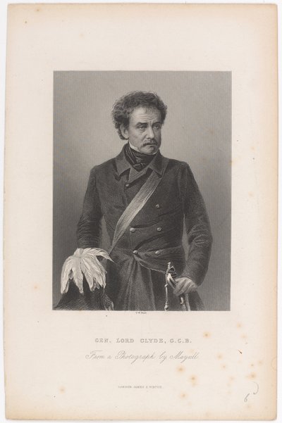 General Lord Clyde, G.C.B., circa 1856 de John Jabez Edwin Paisley Mayall