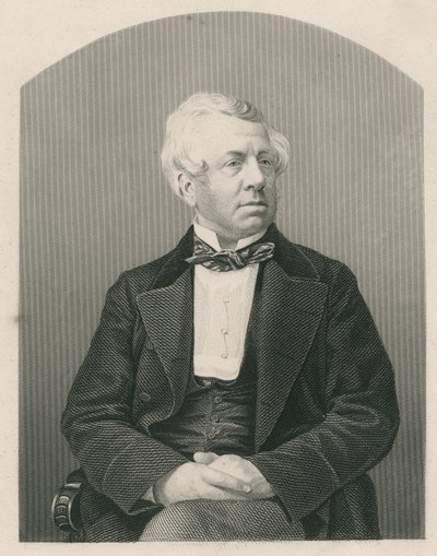 George William Frederick Howard, grabado por D.J. Pound de una fotografía, de 