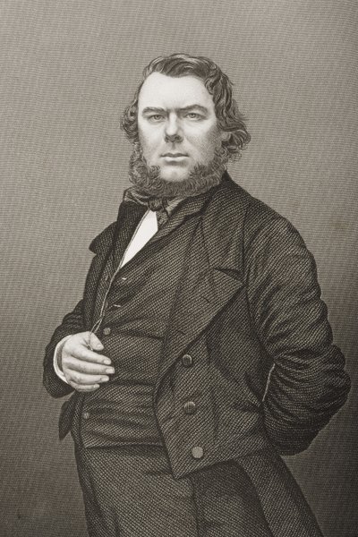 Hugh Stowell Brown (1823-86) grabado por D.J. Pound de una fotografía, de 