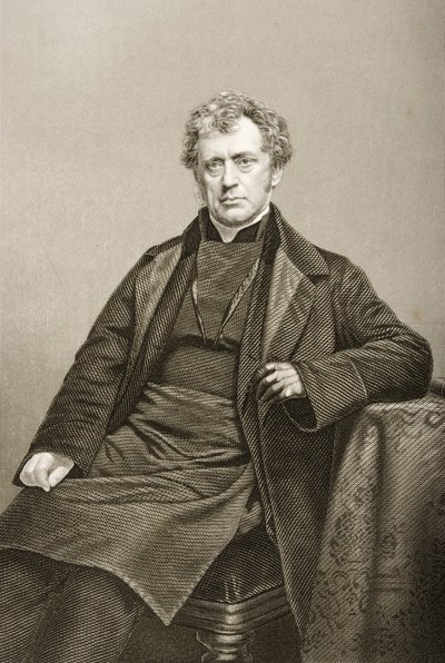 James Prince Lee (1804-69) grabado por D.J. Pound a partir de una fotografía, de 