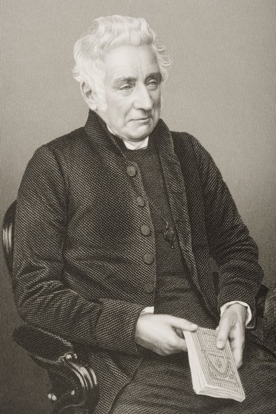 John Lonsdale (1788-1867) grabado por D.J. Pound de una fotografía, de 