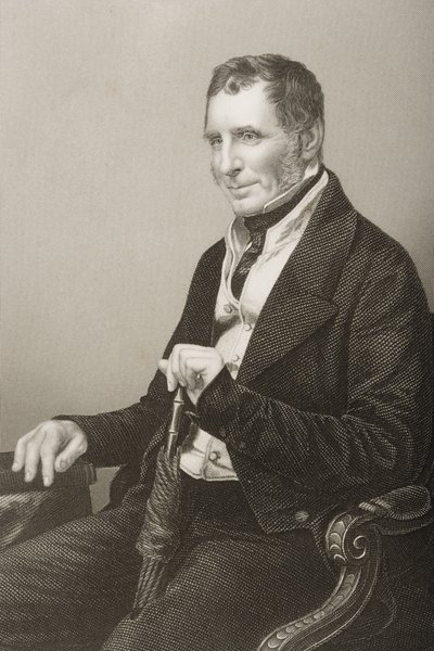 Joseph Warner Henley (1793-1884) grabado por D.J. Pound de una fotografía, de 