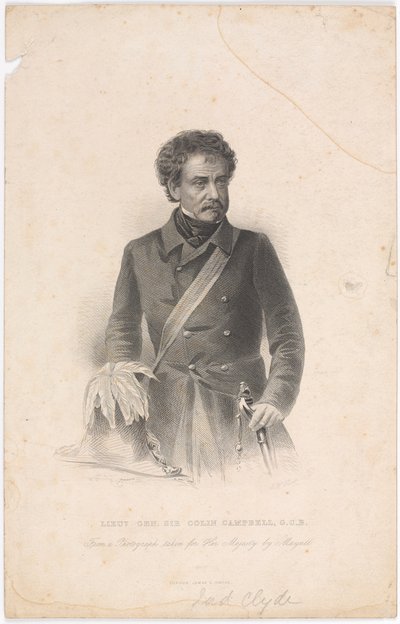 Teniente General Sir Colin Campbell, G.C.B., circa 1856 de John Jabez Edwin Paisley Mayall