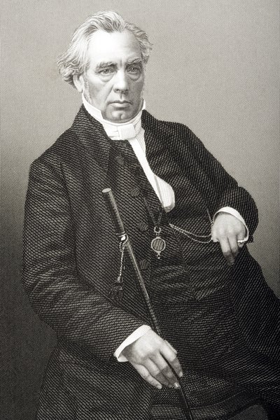 Samuel Dousland Waddy (1804-76) grabado por D.J. Pound a partir de una fotografía, de 