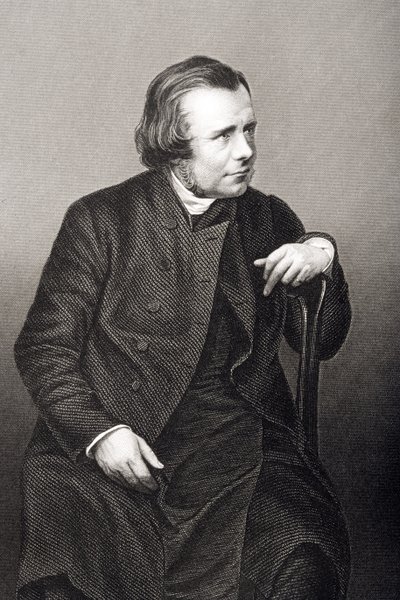 Samuel Wilberforce (1805-73) grabado por D.J. Pound a partir de una fotografía, de 