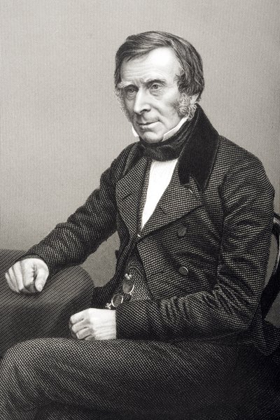 Sir Benjamin Collins Brodie (1783-1862) grabado por D.J. Pound a partir de una fotografía, de 