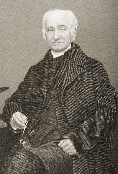 Thomas Vowler Short (1790-1872) grabado por D.J. Pound de una fotografía, de 