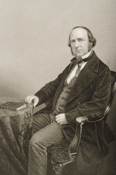 Thomas Wright (1810-77) grabado por D.J. Pound a partir de una fotografía, de 