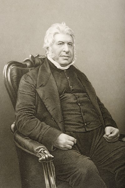 Walter Farquhar Hook (1798-1875) grabado por D.J. Pound de una fotografía, de 
