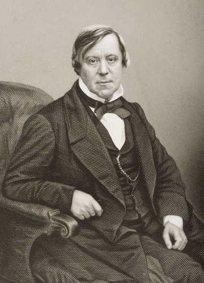 William Scholefield (1809-67) grabado por D.J. Pound de una fotografía, de 