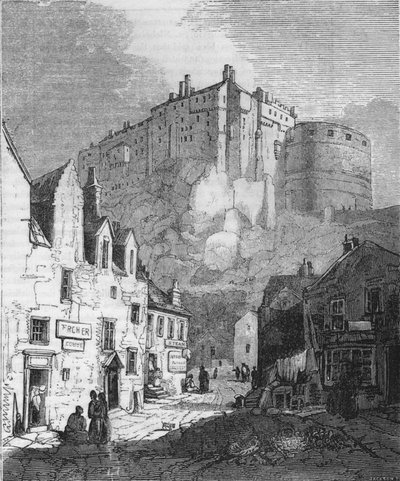 Castillo de Edimburgo, 1843, 1845 de John Jackson