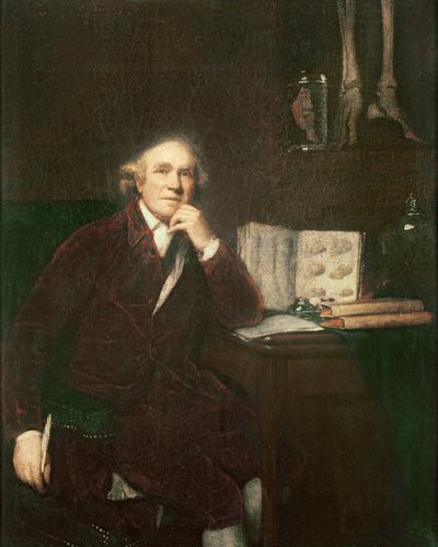Retrato de John Hunter (1728-1793) después de Sir Joshua Reynolds (1723-92) 1813 de John Jackson