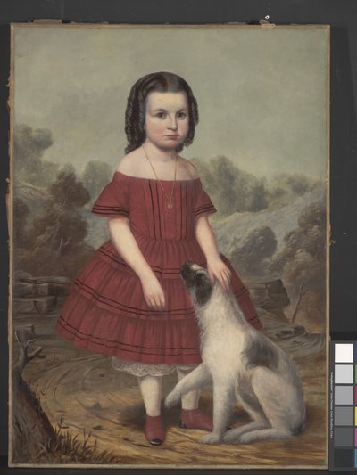 Retrato de Alice Lyons, hacia 1855 (óleo sobre lienzo) de John Jacob Hegler