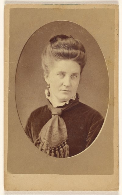 [Mujer no identificada, impresa en estilo casi oval] de John James Abbott