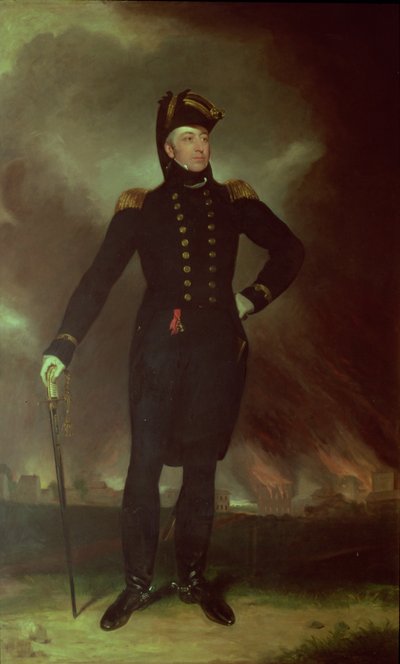 Retrato de Sir George Cockburn, 1851 de John James Halls