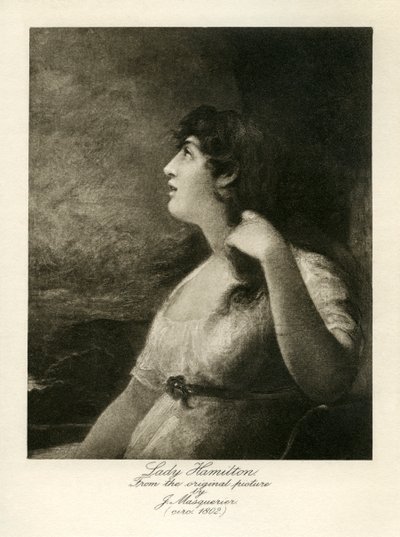 Emma Lady Hamilton de John James Masquerier