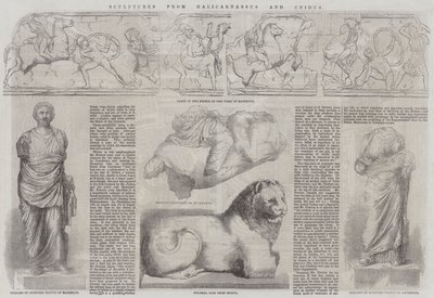 Esculturas de Halicarnaso y Cnido de John Jessop Hardwick