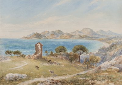 Vista de las montañas Esterelles desde Cannes de John Jessop Hardwick