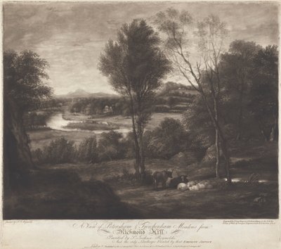 Vista de Petersham y Twickenham Meadows desde Richmond Hill de John Jones