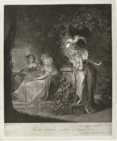 Hero y Ursula son escuchados por Beatrice Beatrice escuchando a Hero y Ursula (título sobre el objeto) de John Jones