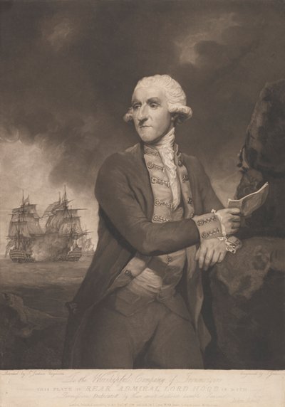 Contraalmirante Lord Hood de John Jones