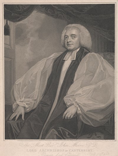 Reverendo John Moore, Lord Arzobispo de Canterbury de John Jones