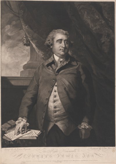 El Muy Honorable Charles James Fox de John Jones