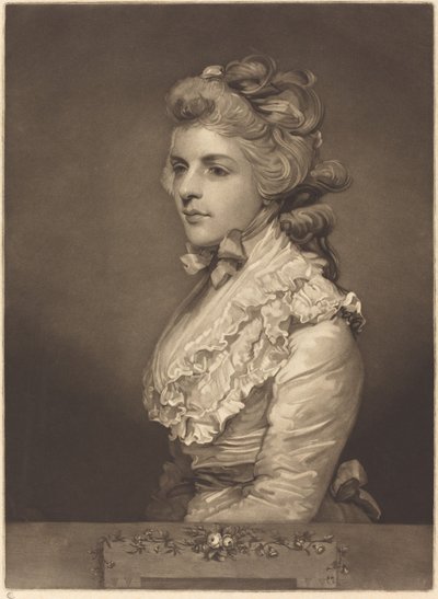 Miss Kemble con un vestido blanco de John Jones after Sir Joshua Reynolds