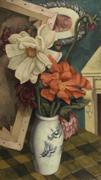 Naturaleza Muerta con Dalias de John Joseph Wardell Power