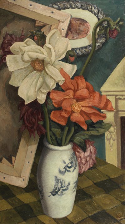 Naturaleza muerta con dalias de John Joseph Wardell Power