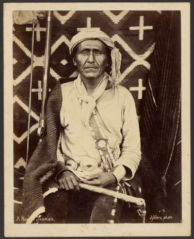 Un chamán navajo de John K. Hillers