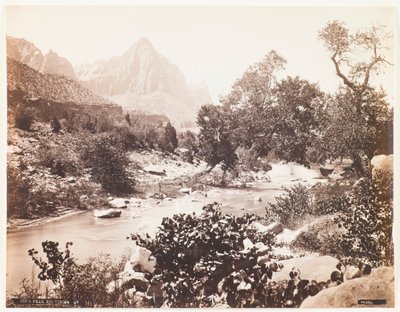 Pico del León, Río Virgen, Utah de John K. Hillers