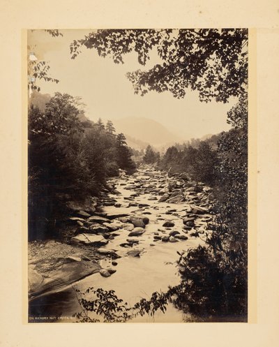 En el arroyo Hickory Nut, Carolina del Norte de John K. Hillers